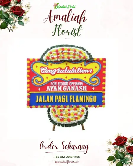 Sewa Papan Bunga Kamang Magek